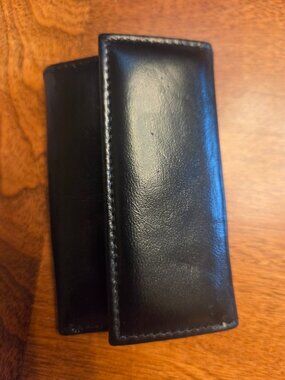vintage Buxton leather key case holder